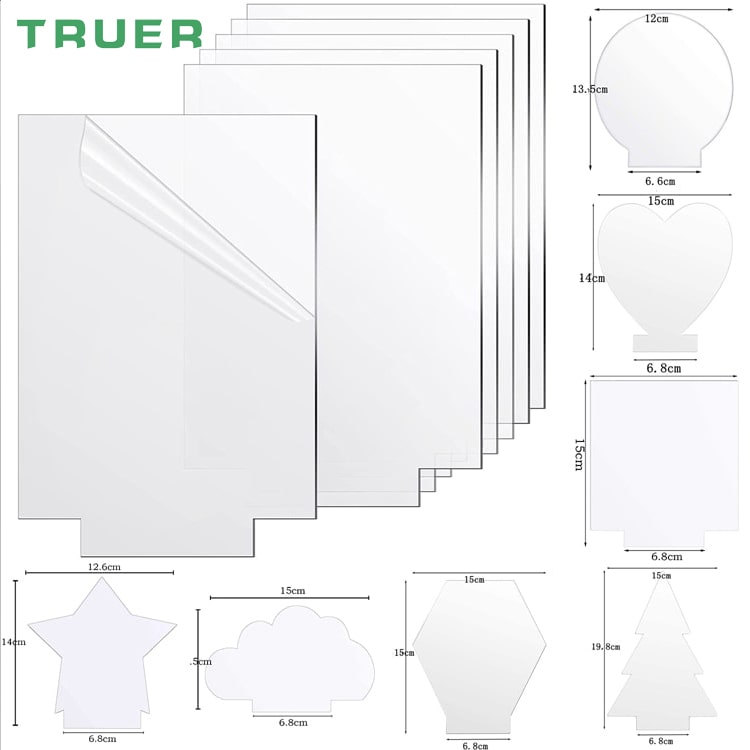 Transparent Acrylic sheet Factory 1mm 2mm 5mm Solid Surface Sublimation UV-Schutz Acryl platte Lasers ch neiden Custom ized s Sheet